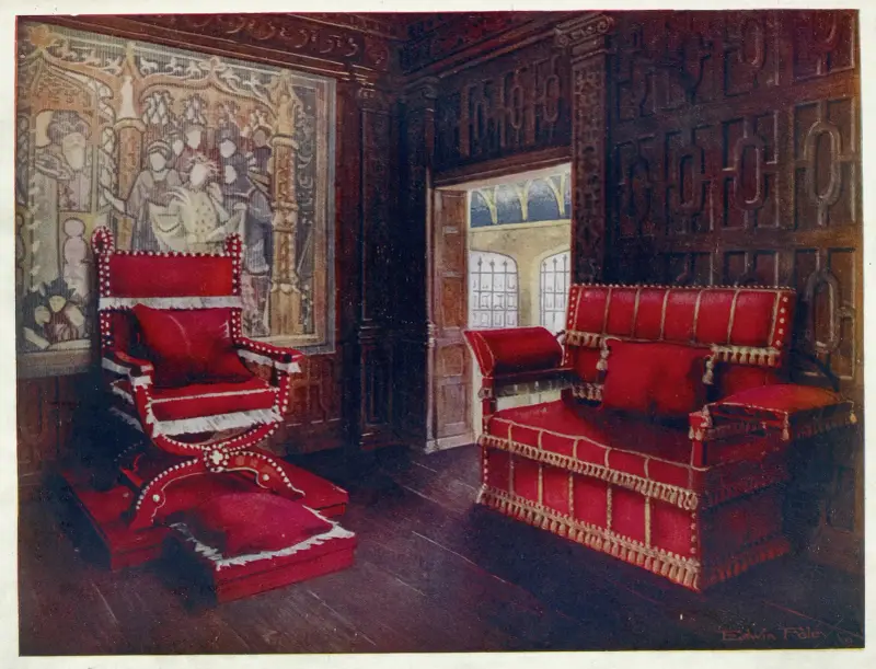 Polsterstuhl und Sofa mit verstellbaren Enden von Edwin Foley