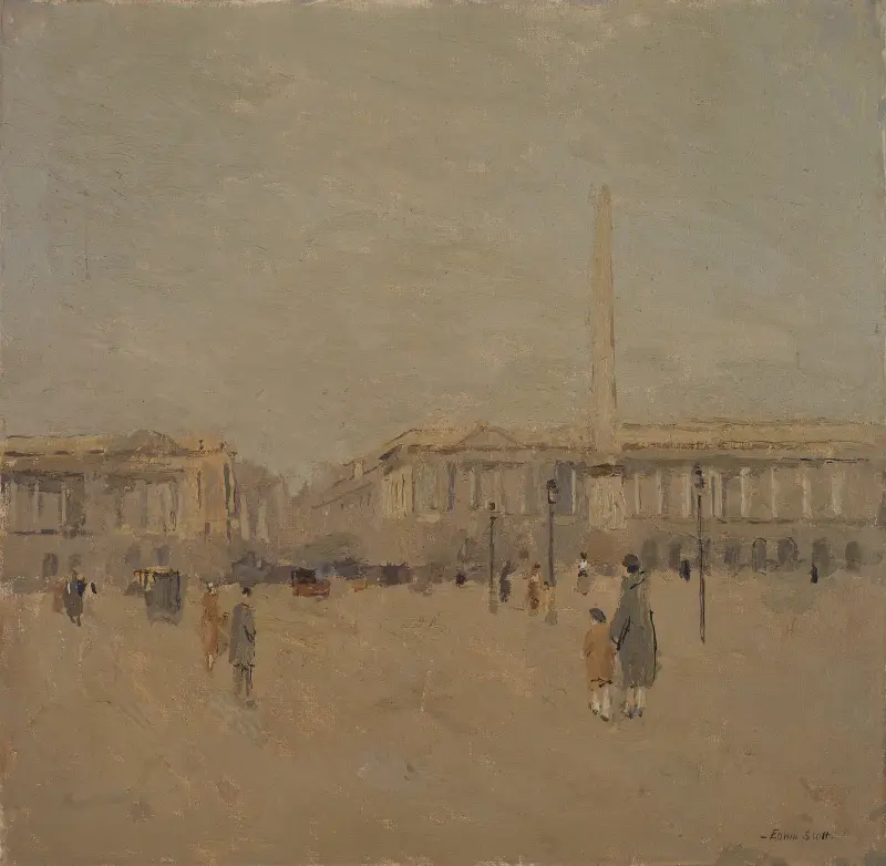 Place de la Concorde no. II av Frank Edwin Scott