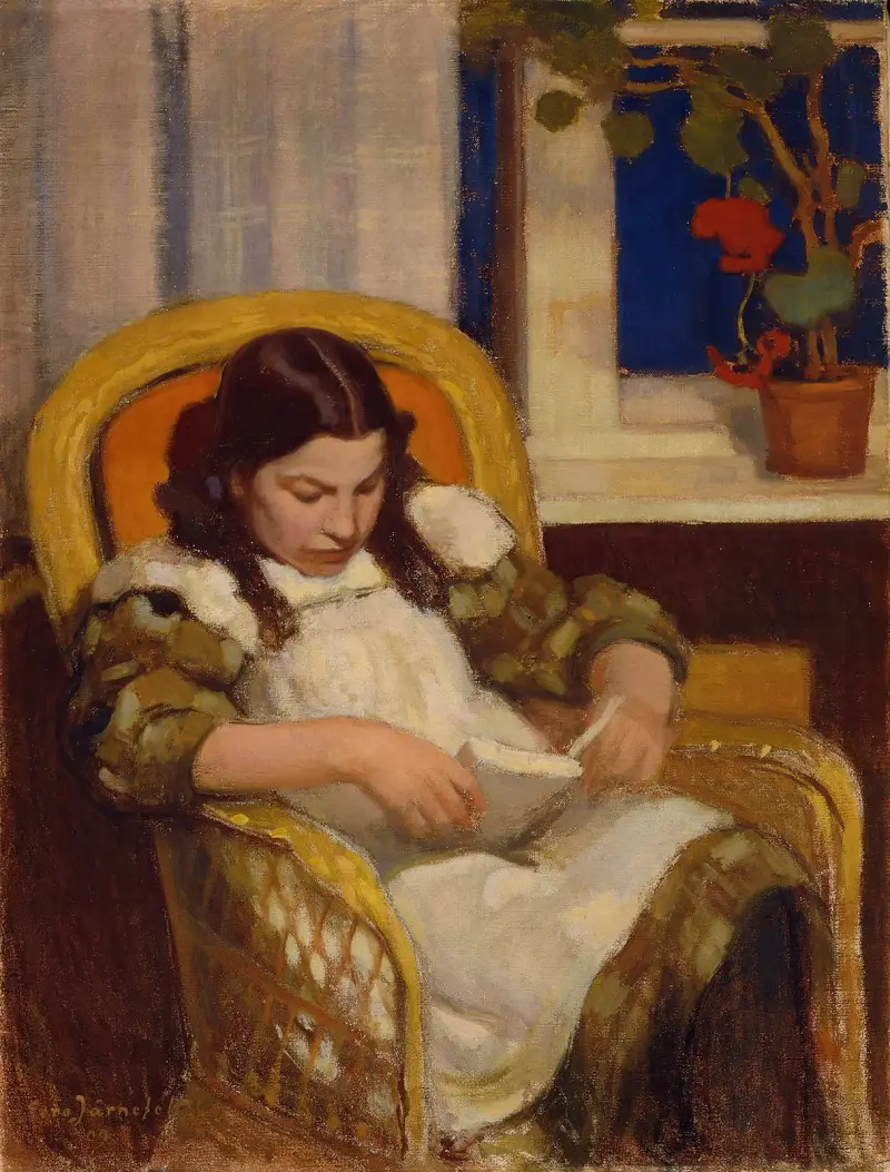 Lesendes Mädchen von Eero Järnefelt