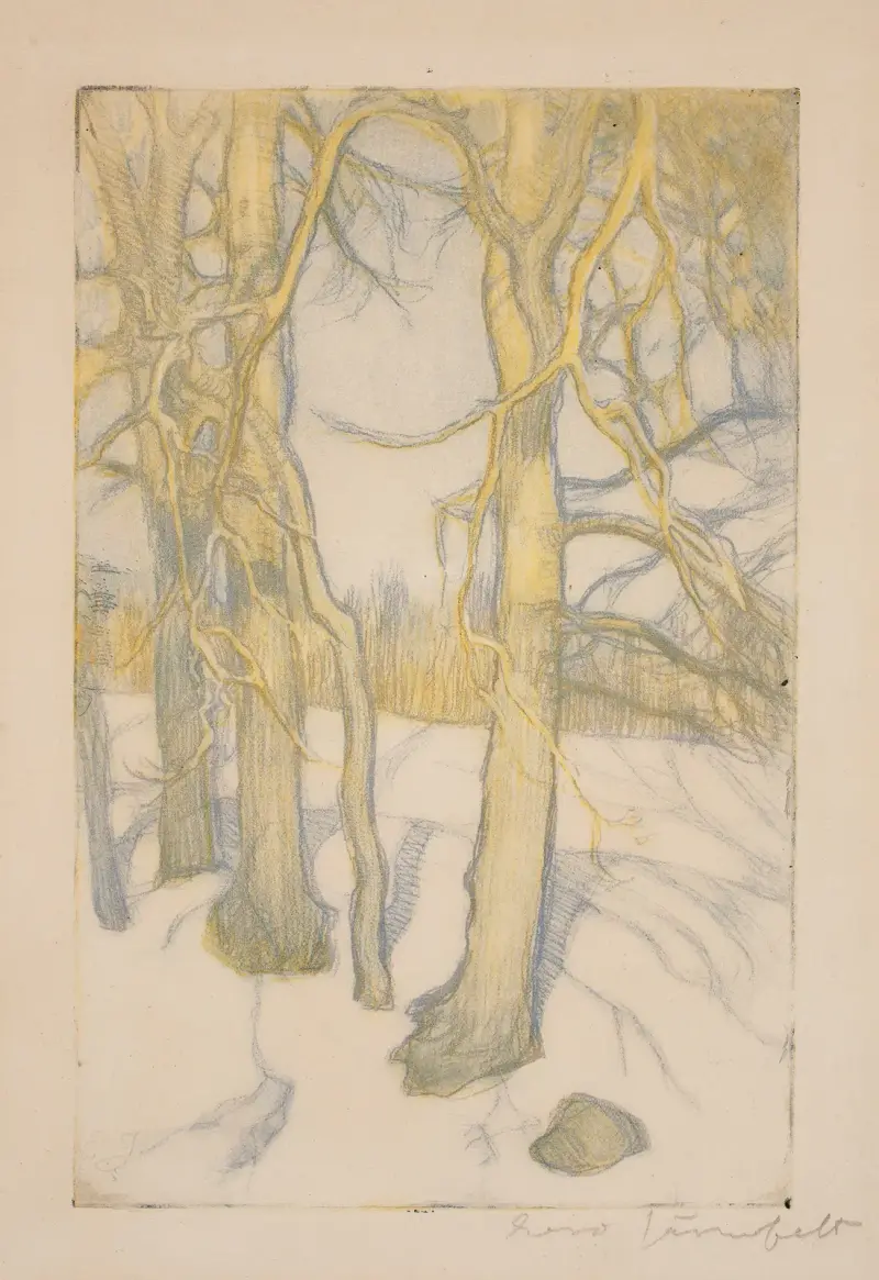 Zimní stromy, Eero Järnefelt