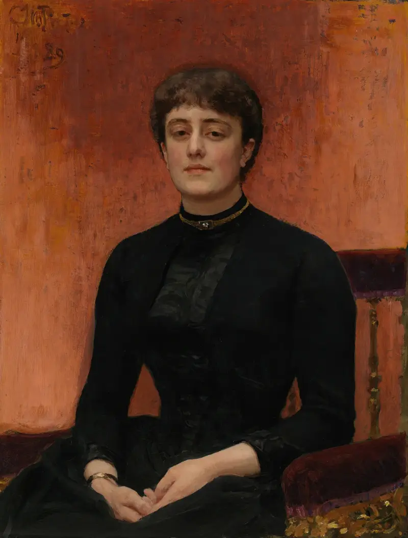 Porträtt av Jelizaveta Zvantseva av Ilya Efimovich Repin