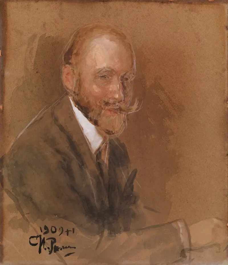 Porträtt av prins Vladimir Baryatinsky av Ilya Efimovich Repin