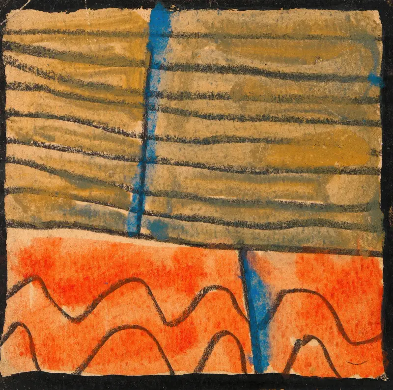 Abstrahovaná krajina, 1918 – Nr. 1, Egon Schiele