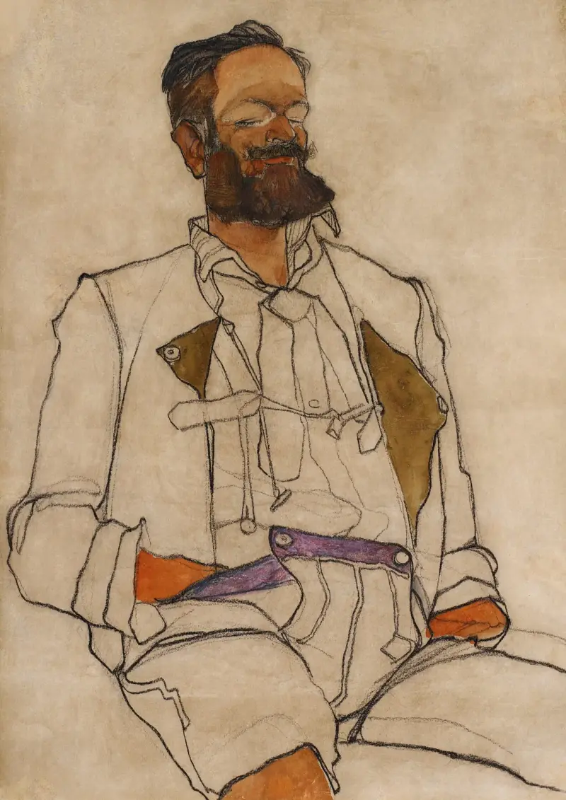 Bildnis eines Herren (Carl Reininghaus) av Egon Schiele