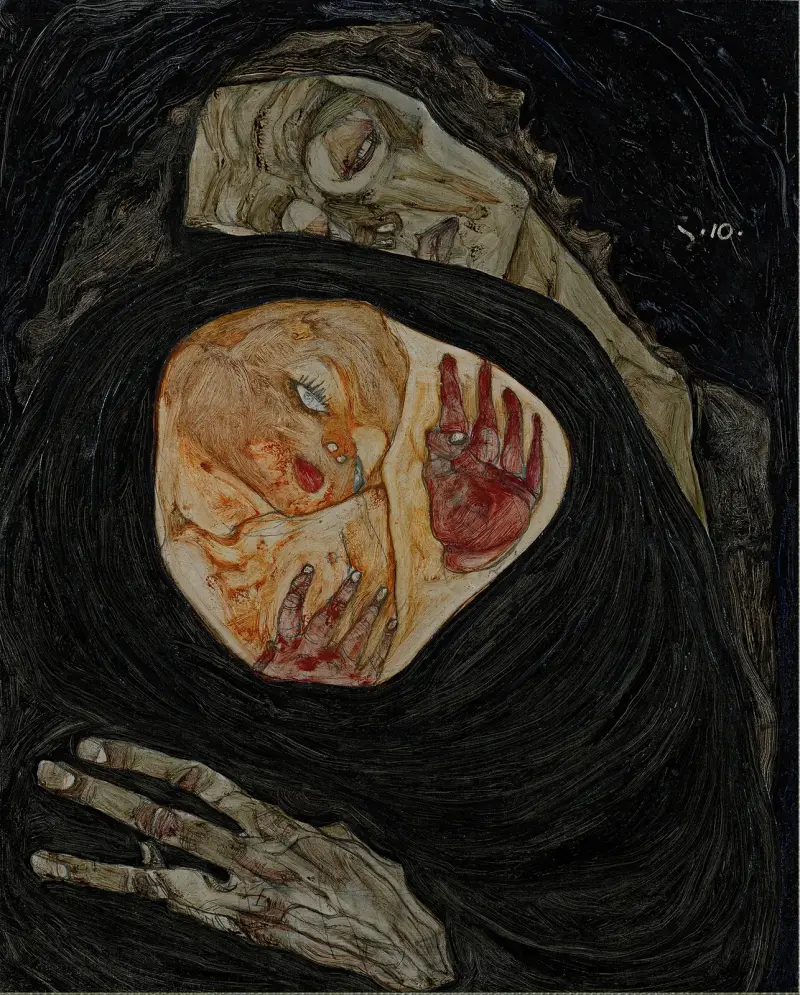Dead Mother av Egon Schiele