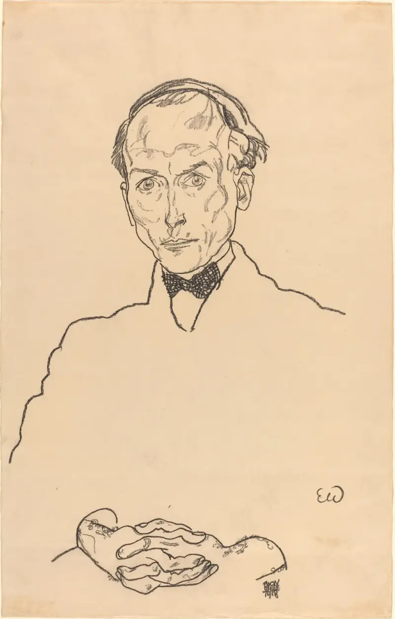 Dr. Ernst Wagner av Egon Schiele