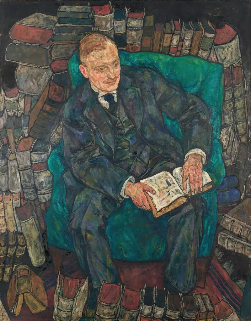 Dr. Hugo Koller av Egon Schiele