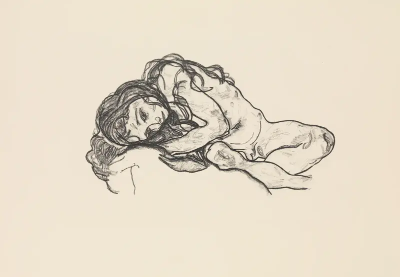 Girl av Egon Schiele