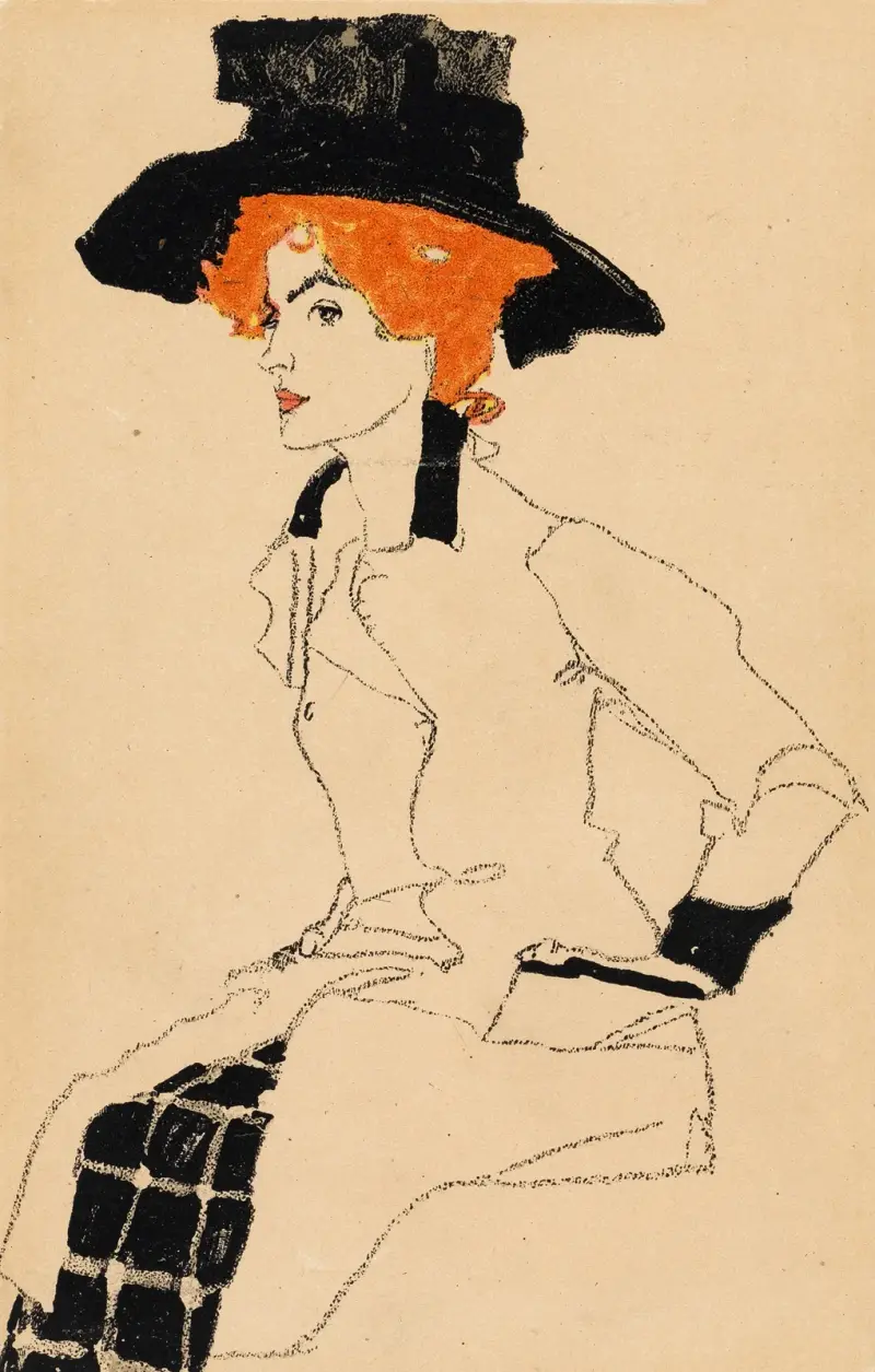 Nr. 289: Damporträtt av Egon Schiele