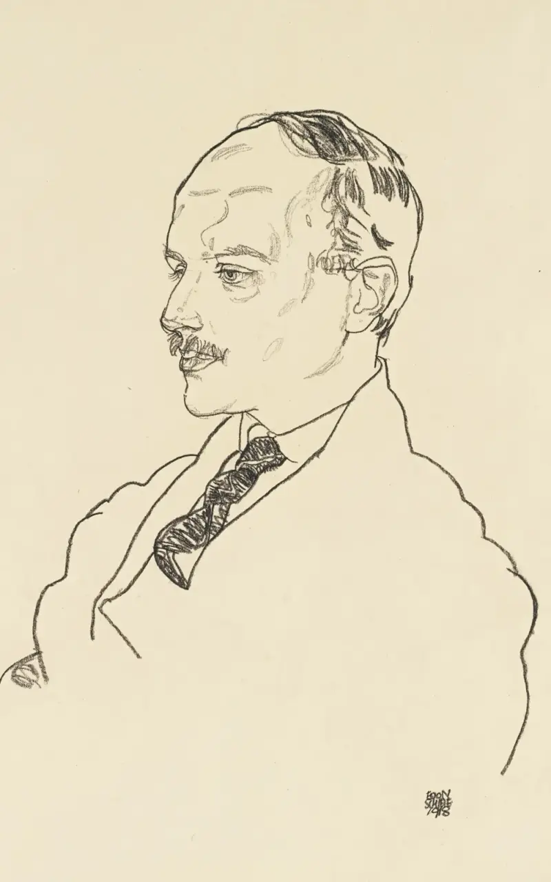 Portret Guido Arnot, Egon Schiele