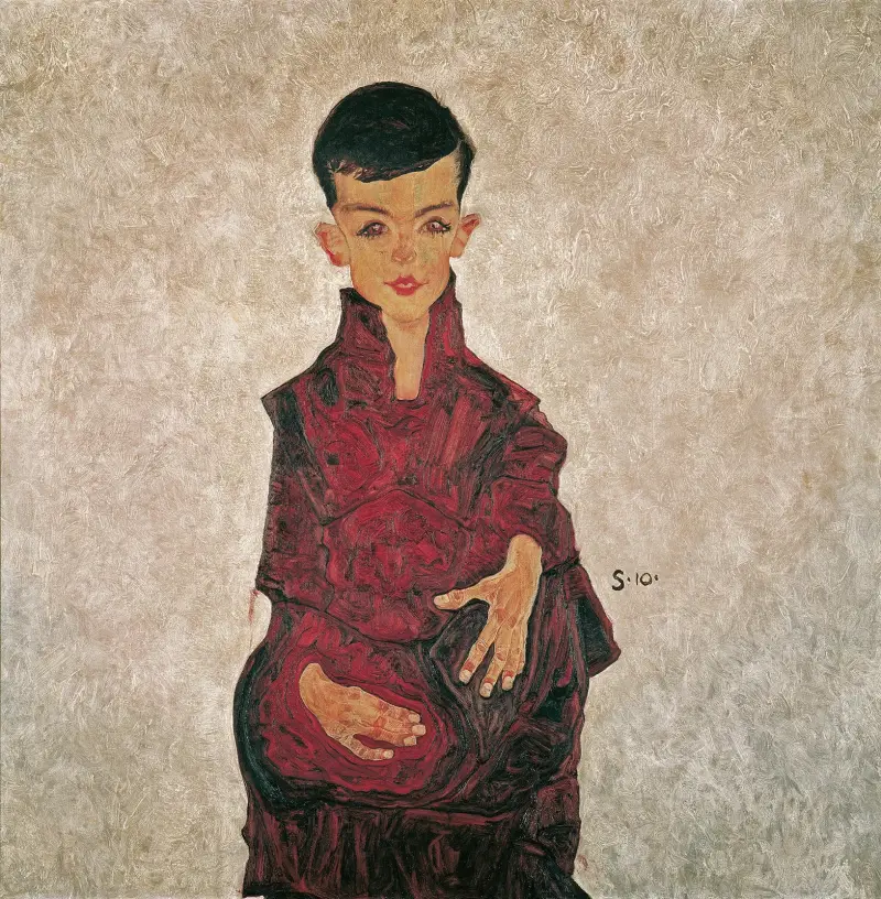 Reinerbub (Bildnis Herbert Reiner) von Egon Schiele