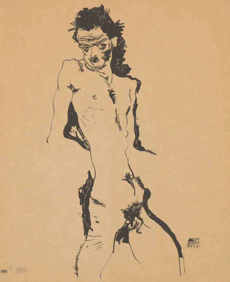 Autoportret – nr 1, Egon Schiele