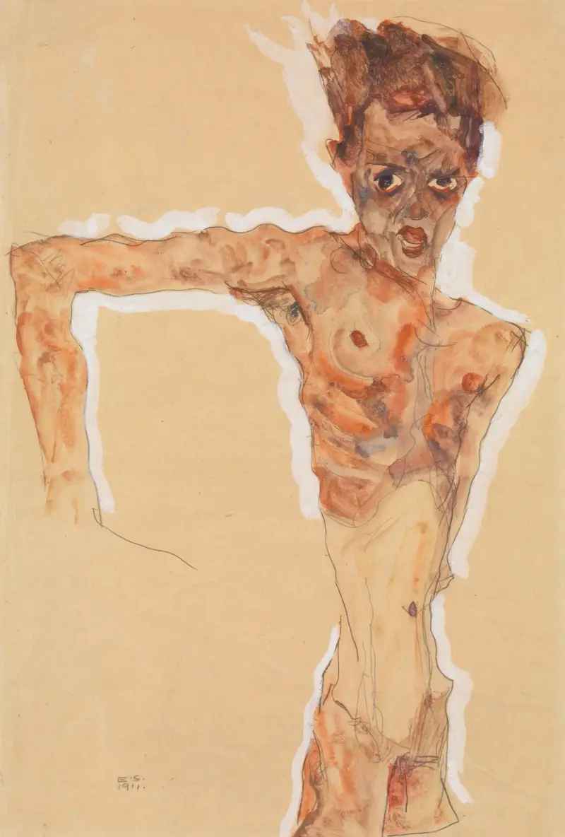 Self-Portrait, 1911 av Egon Schiele