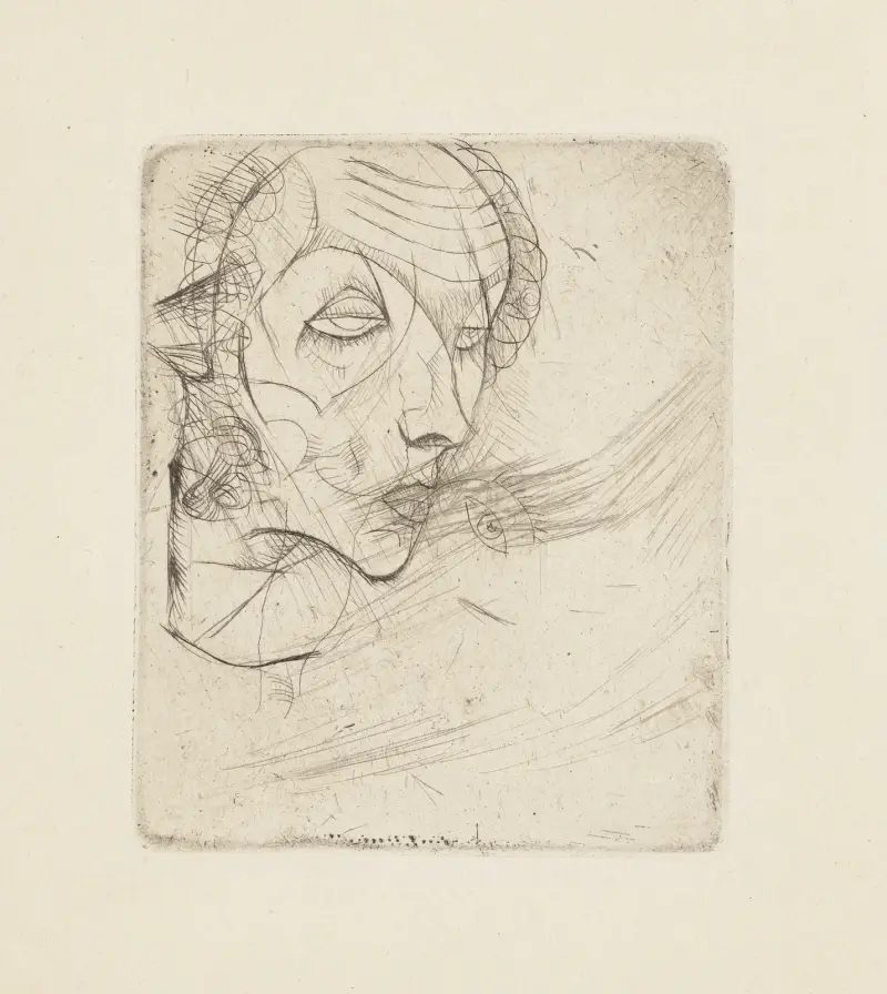Self-Portrait (Selbstbildnis), 1914 – nr 1 av Egon Schiele