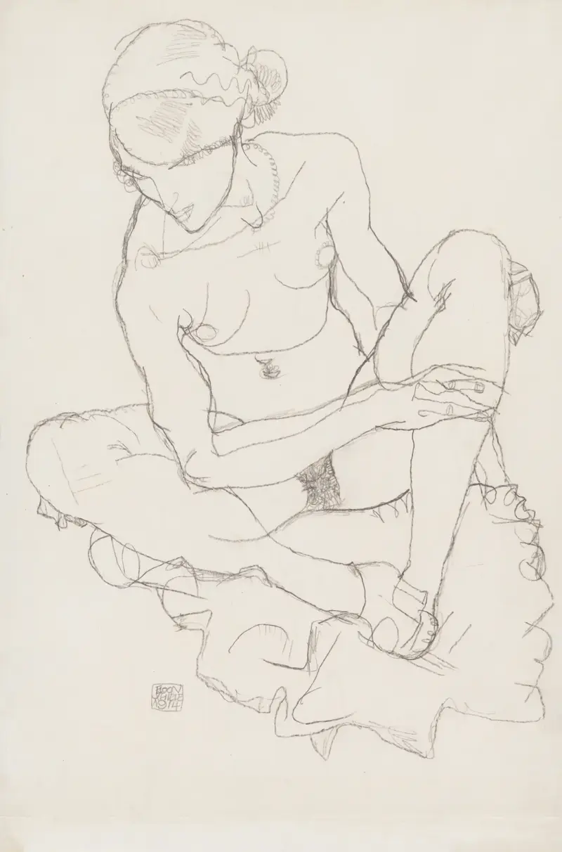 Untitled av Egon Schiele
