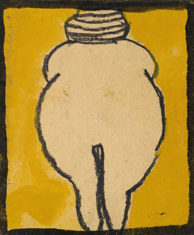 Venus von Willendorf av Egon Schiele