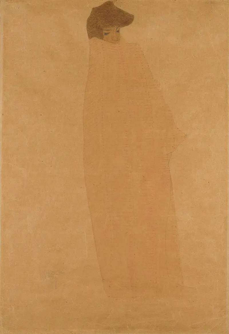 Verschleiertes Jahr (Veiled Year) av Egon Schiele
