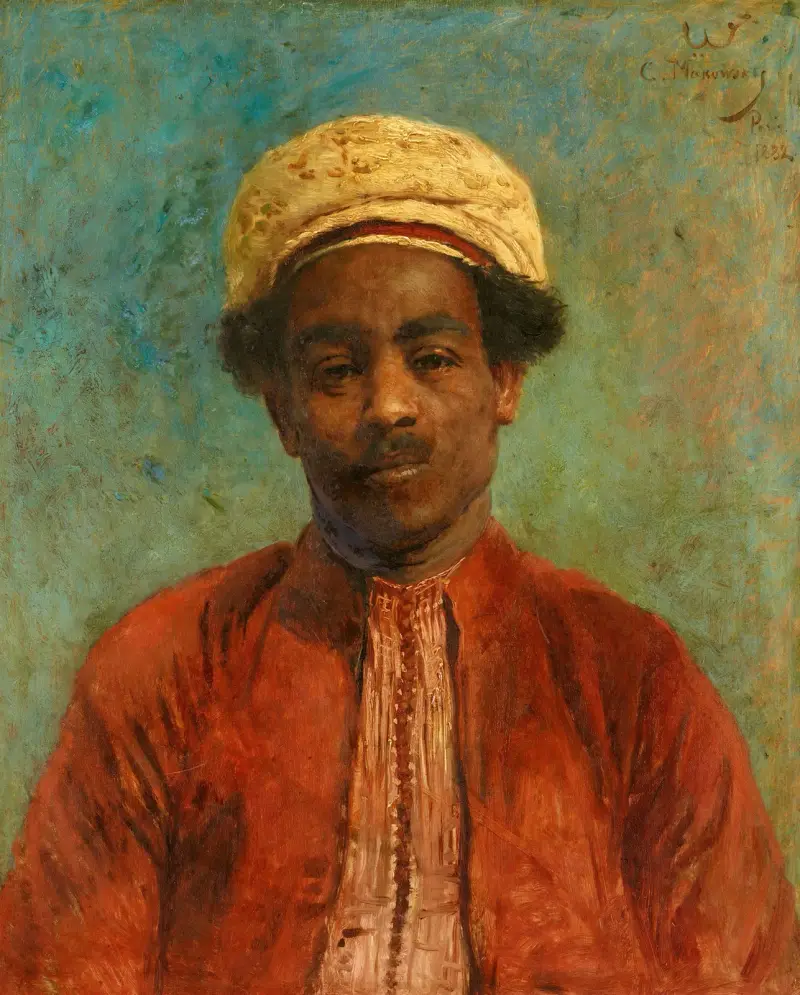 Bildnis eines nordafrikanischen jungen Mannes von Konstantin Egorovich Makovsky