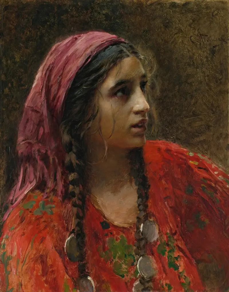 Gypsy av Konstantin Egorovich Makovsky