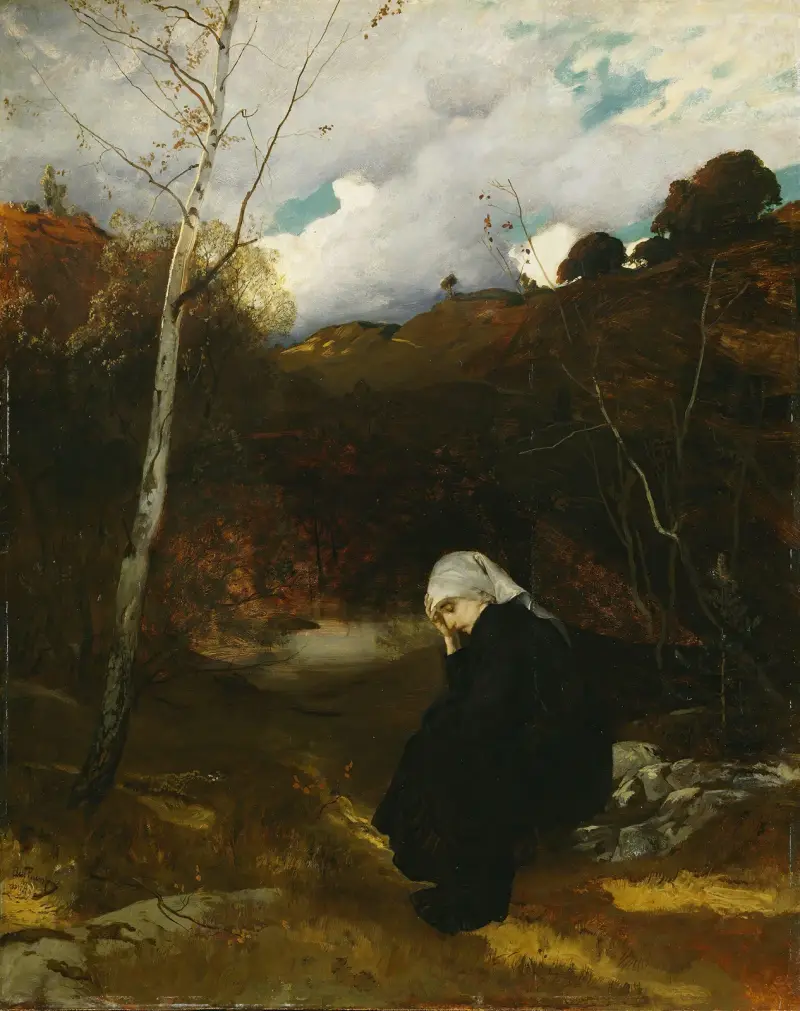 Andante. Höstkväll vid Ask av Eilif Peterssen