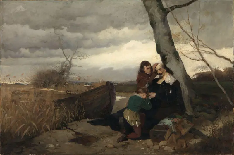 Corfitz Ulfeldts död av Eilif Peterssen
