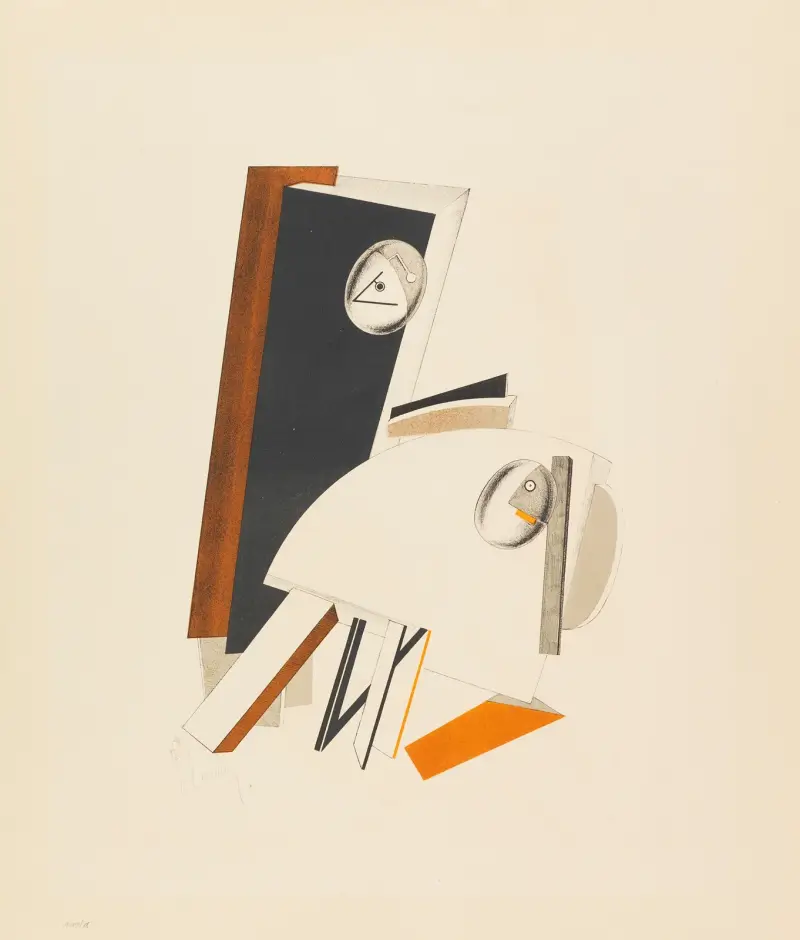 Anxious Ones (Ängstliche) av El Lissitzky
