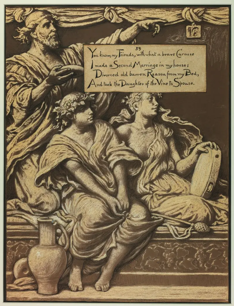 Die Tochter des Weinstocks von Elihu Vedder