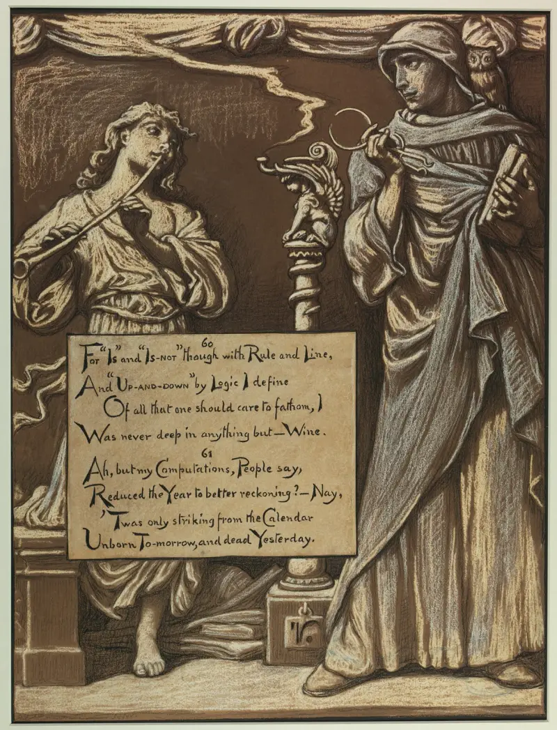 Förnuftets skilsmässa av Elihu Vedder