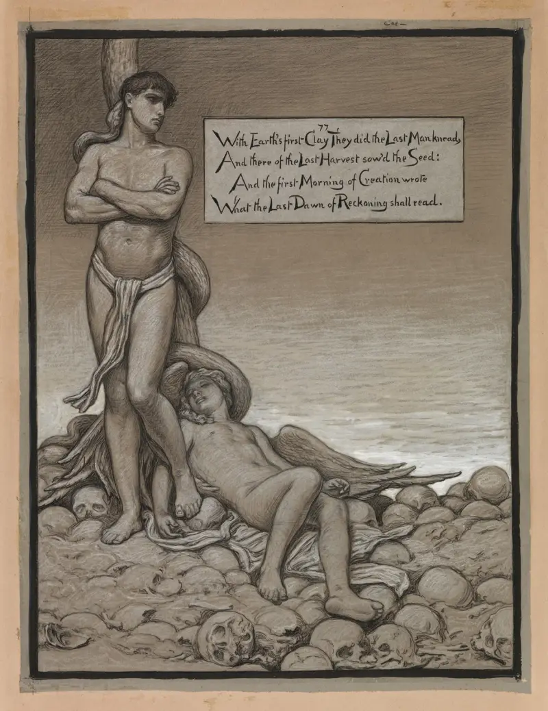 The Last Man av Elihu Vedder