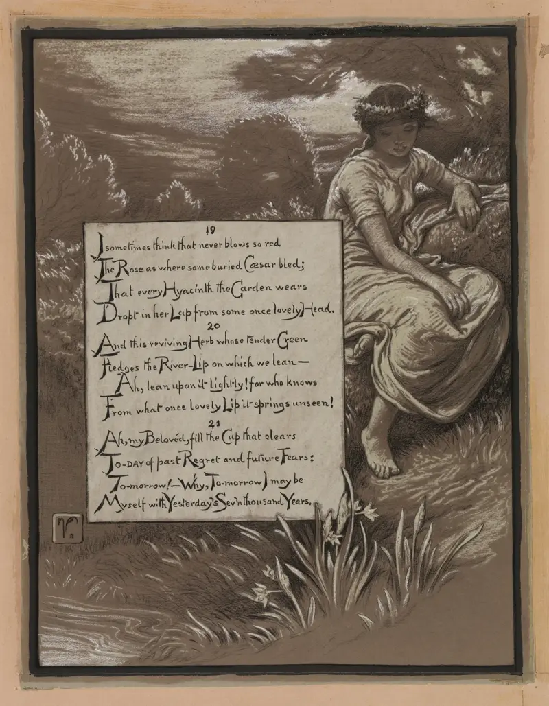 The River-Lip av Elihu Vedder