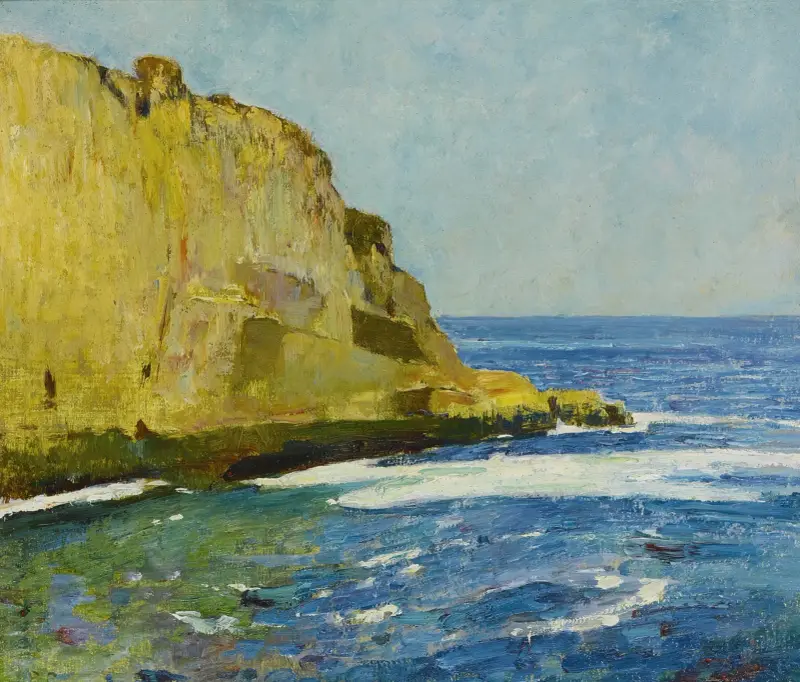 Bald Head Cliff, York, Maine av Emil Carlsen