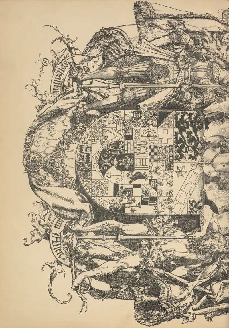 Heraldisk handbok för vänner av heraldik, plansch 33 av Emil Doepler