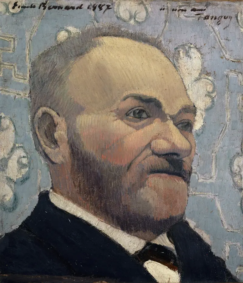 Porträtt av Père Tanguy av Emile Bernard