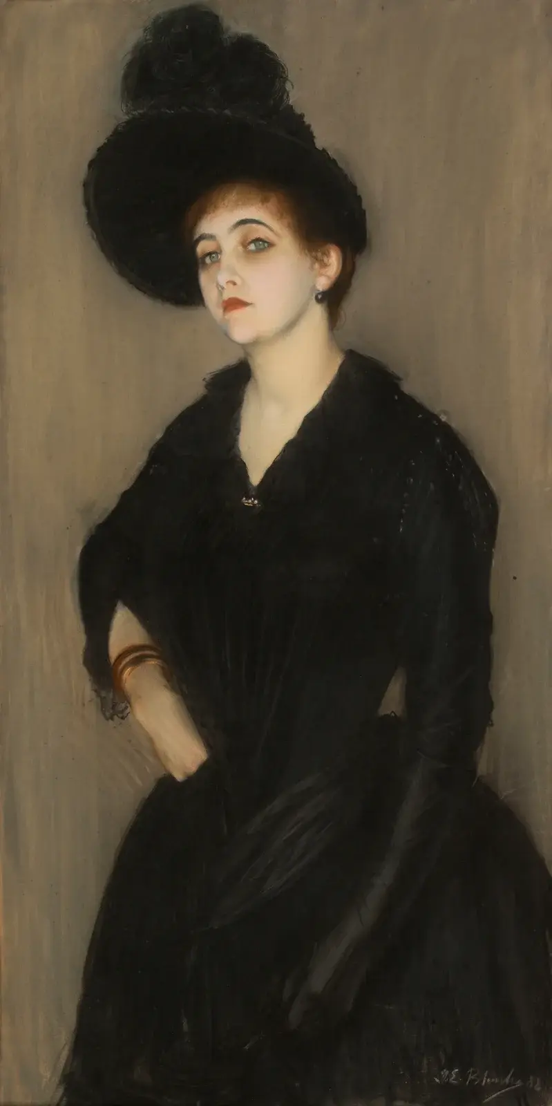 Marie-Blanche Vasnier av Jacques-Émile Blanche