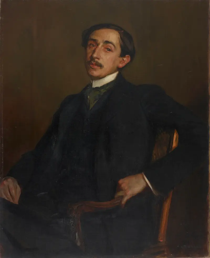 Portrait de Maurice Barrès, 1895 av Jacques-Émile Blanche