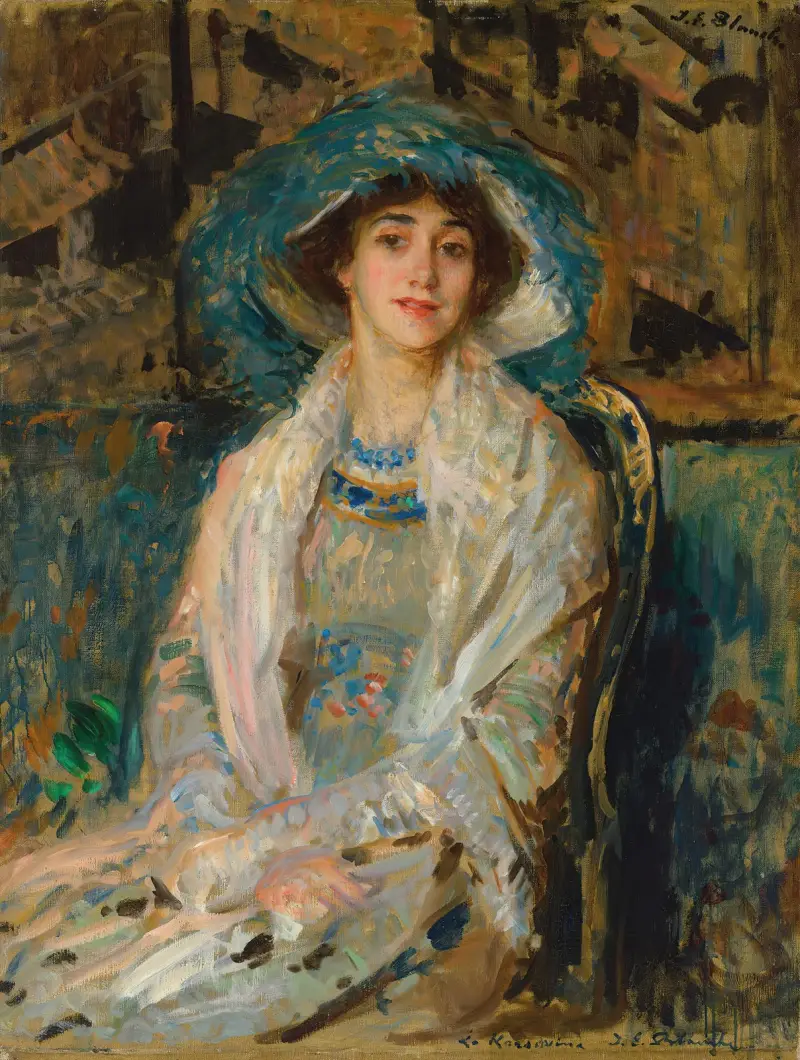 Tamara Karsavina, balettdansös i Ballets Russes av Jacques-Émile Blanche