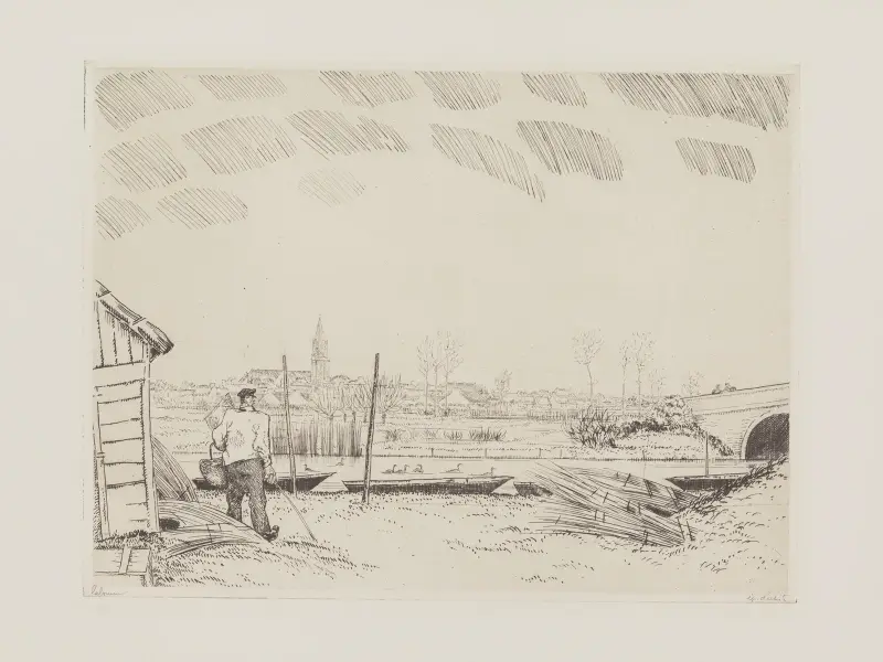 Most v Fédrunu, Jean-Émile Laboureur