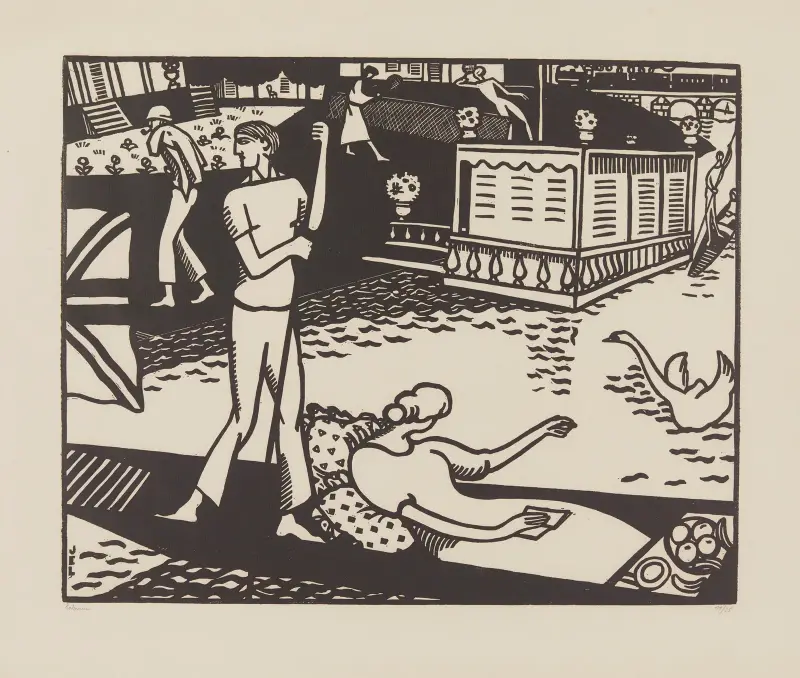 An der Themse von Jean-Émile Laboureur