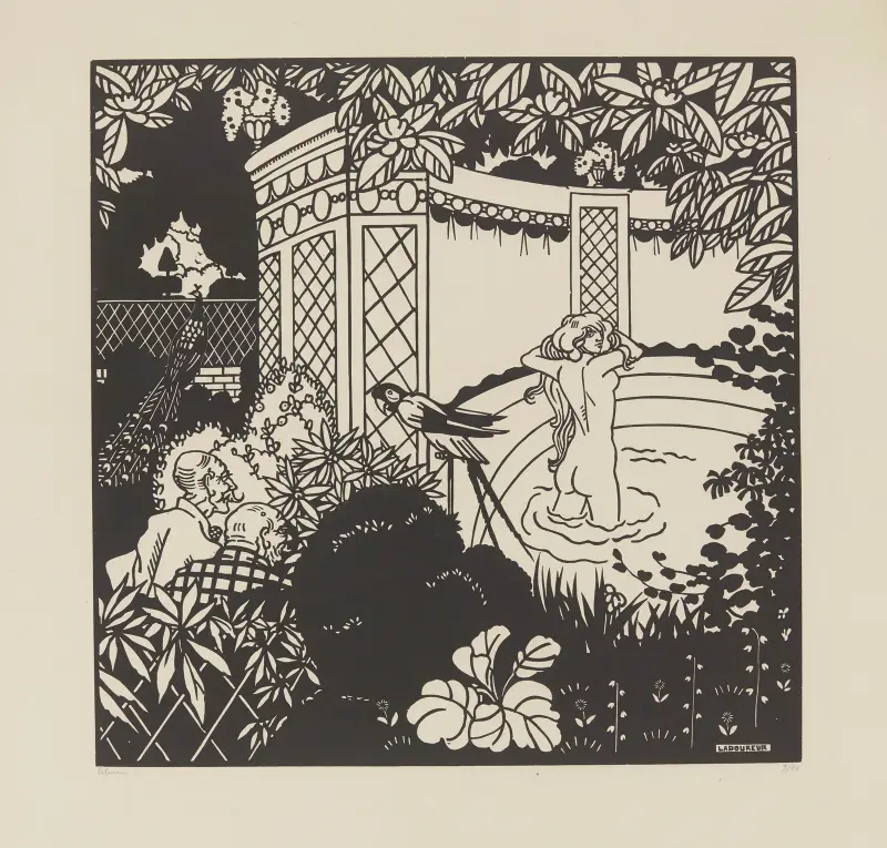 Suzanne au bain av Jean-Émile Laboureur