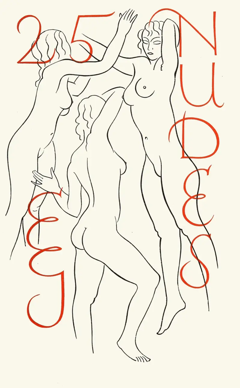 Twenty-five Nudes Pl. 01 von Eric Gill