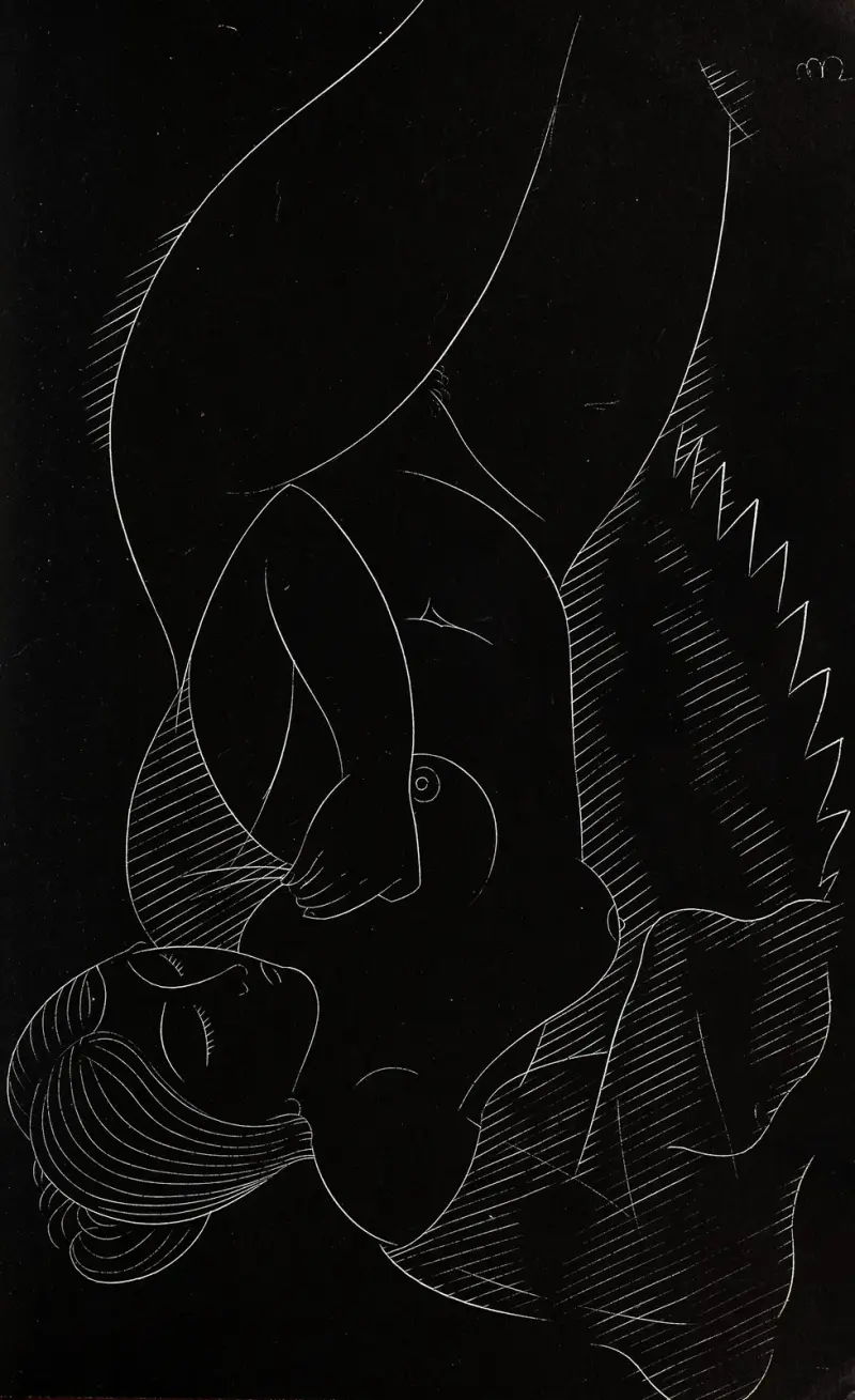 Fünfundzwanzig Akte Tafel 10 von Eric Gill
