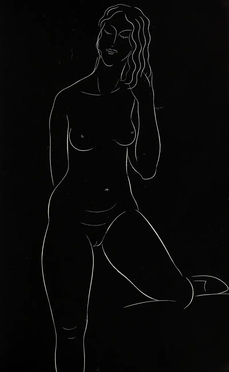 Twenty-five nudes, Taf. 13 von Eric Gill