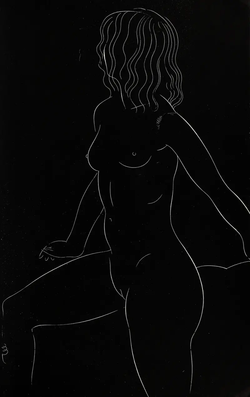 Twenty-five nudes Pl 14 av Eric Gill