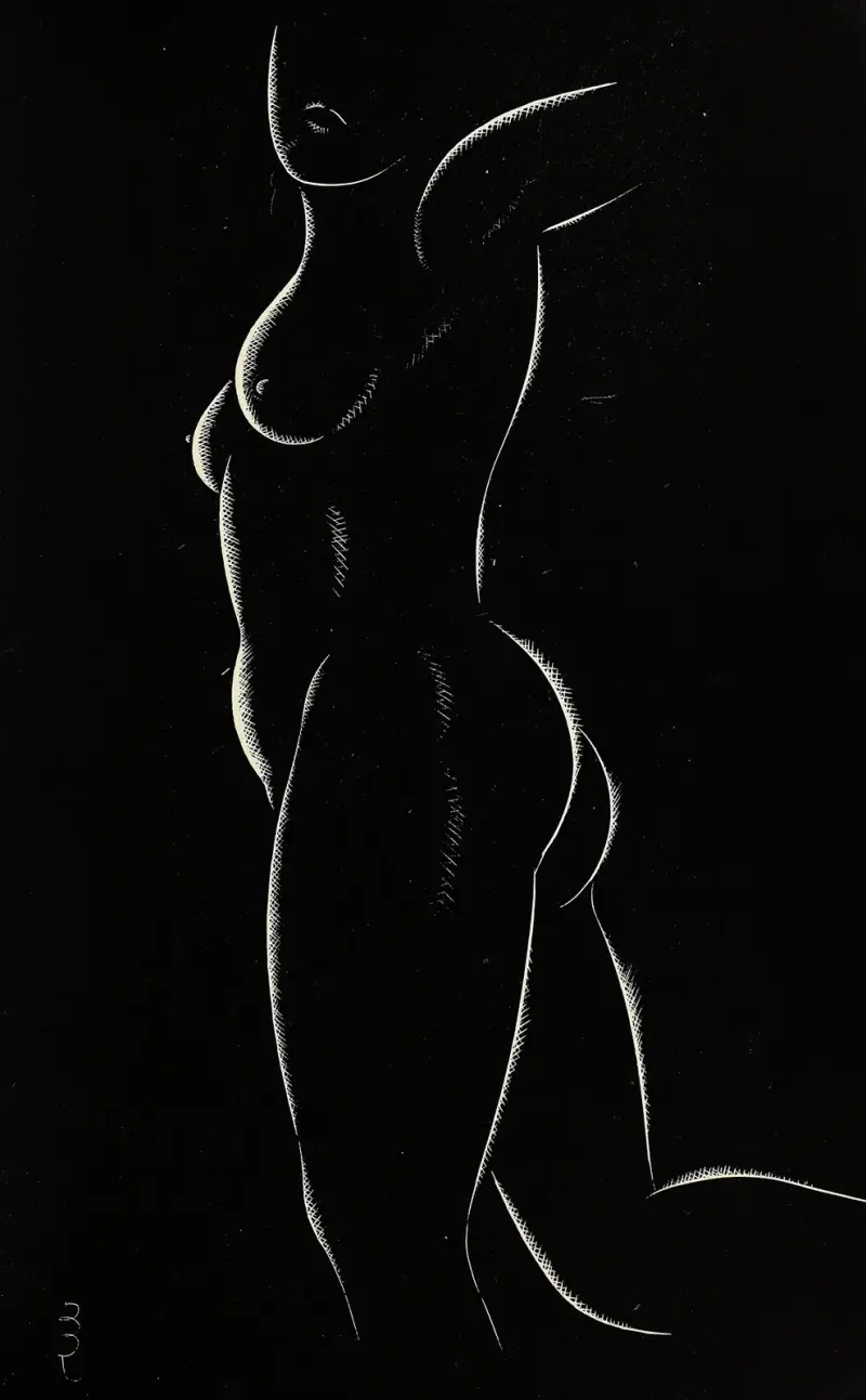 Twenty-five nudes Pl 16 av Eric Gill