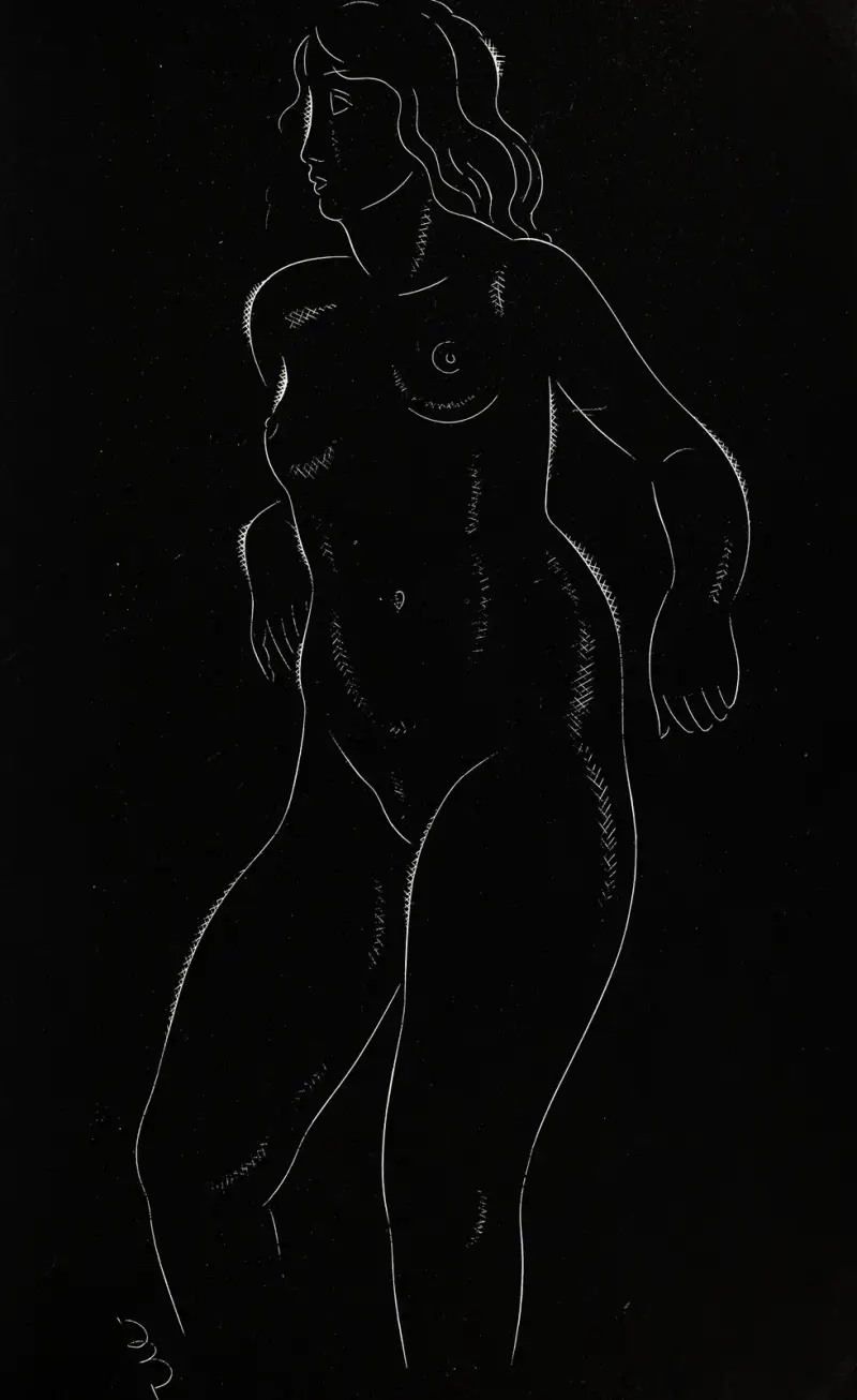 Twenty-five nudes Pl 18 von Eric Gill