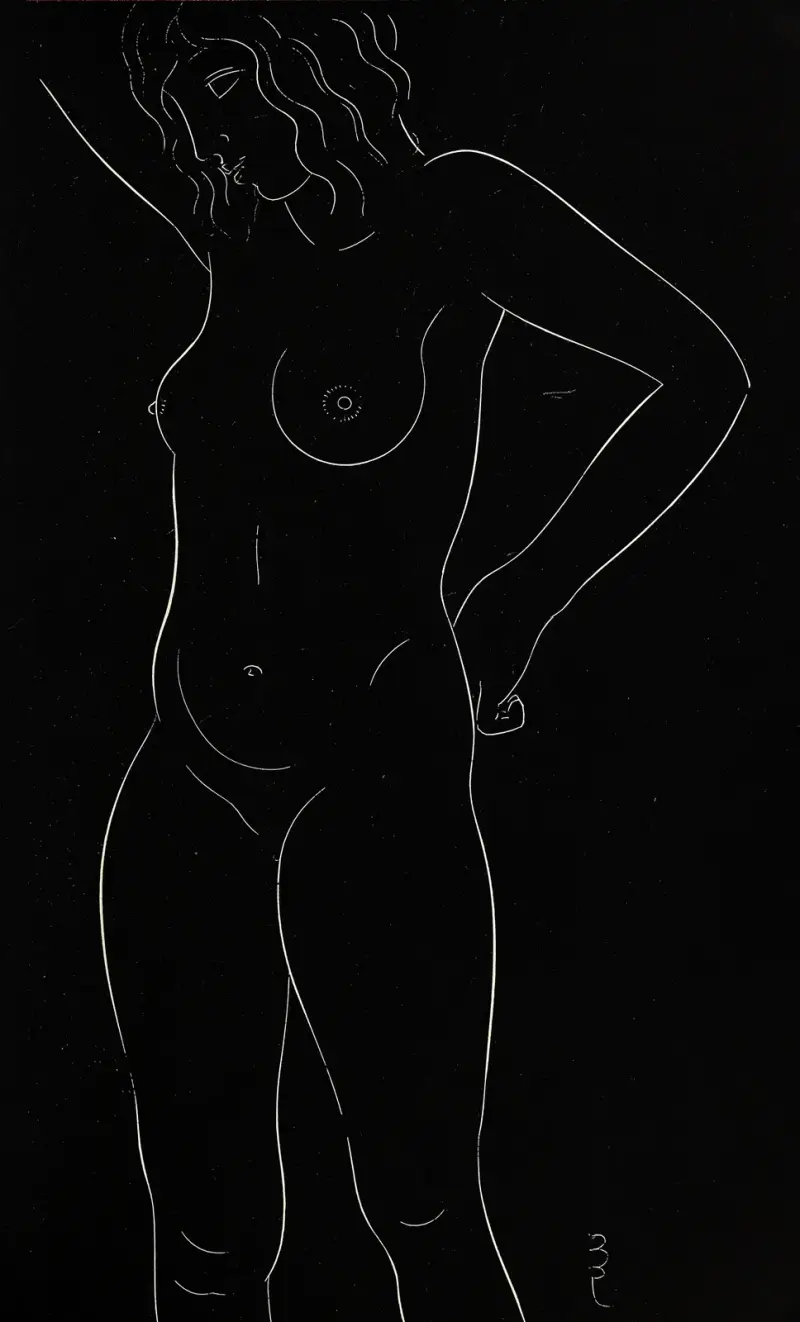 Twenty-five nudes Pl 20 von Eric Gill
