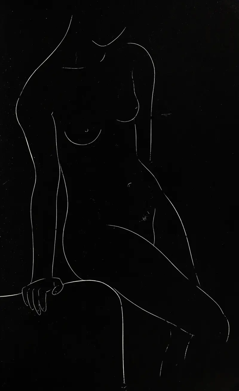 Twenty-five nudes Pl 21 av Eric Gill