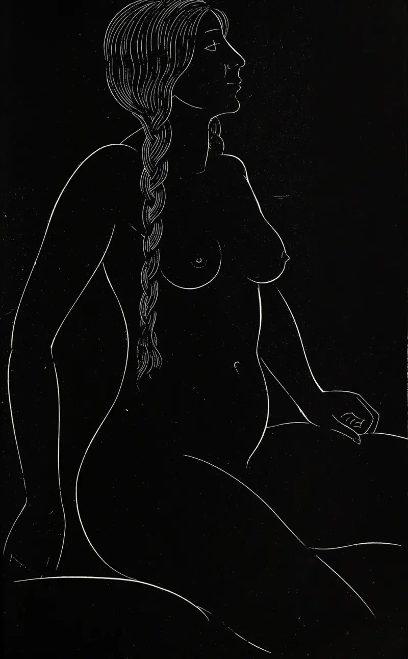 Twenty-five nudes Pl 24 av Eric Gill