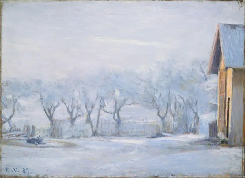 Weißer Frost von Erik Werenskiold