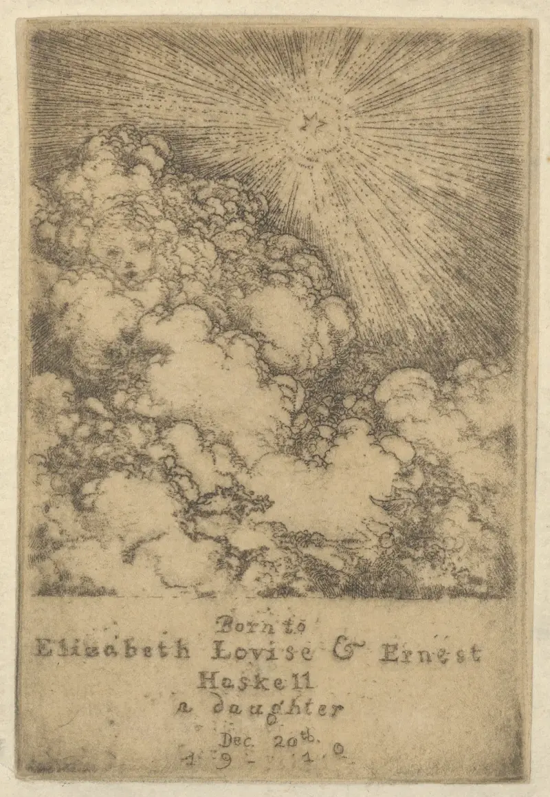 Hildegardes Geburt von Ernest Haskell